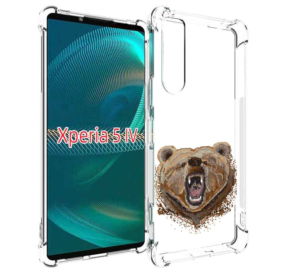 

Чехол MyPads пиксельный медведь для Sony Xperia 5 IV (5-4), Прозрачный, Tocco