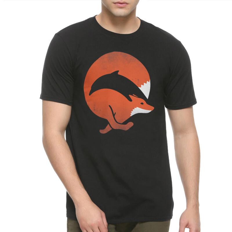 

Футболка мужская DS Apparel Лиса и дельфин 599368-2 черная XL, Черный, Лиса и дельфин 599368-2