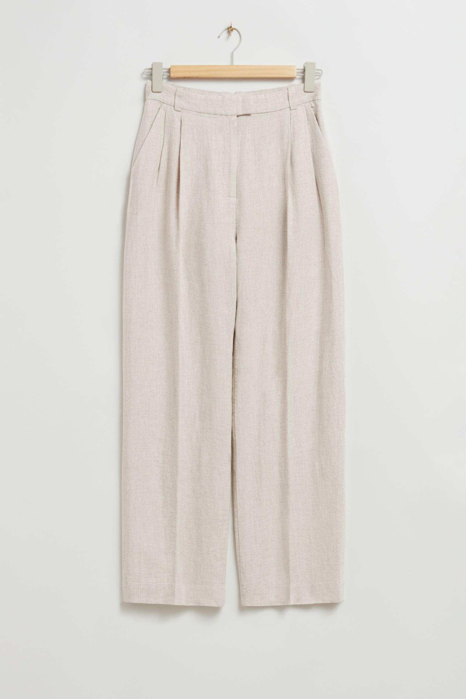 

Брюки женские & Other Stories 1150930001 бежевые 44 EU (доставка из-за рубежа), Бежевый, 1150930001