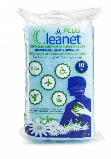 

Губка CLEANET с ромашкой и алоэ вера, 10 штук