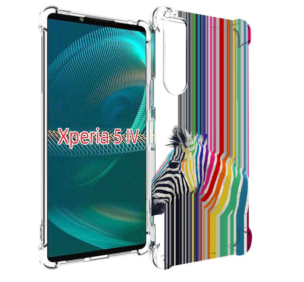 

Чехол MyPads радужная зебра для Sony Xperia 5 IV (5-4), Прозрачный, Tocco