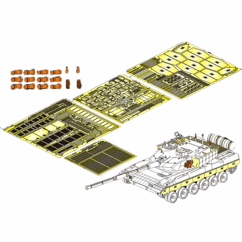 

Фототравление Voyager Model 1/35 для Китайского PLA ZTZ 96МВТ базовый PE35926, Однотонный