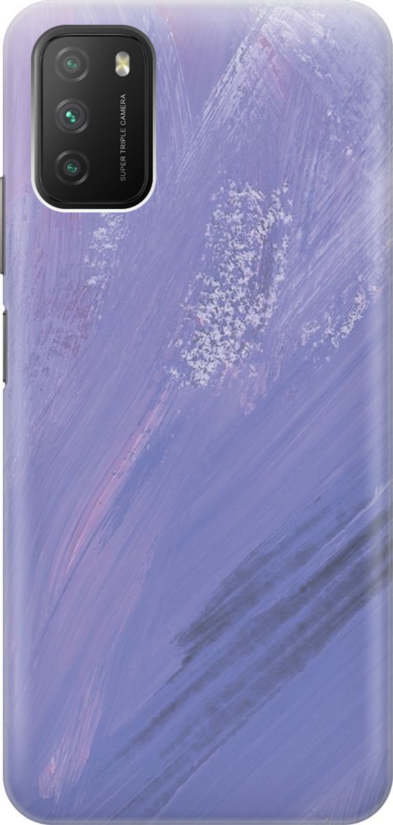 

Чехол на Xiaomi Redmi 9T "Сиреневые мазки", Серый;фиолетовый, 7983