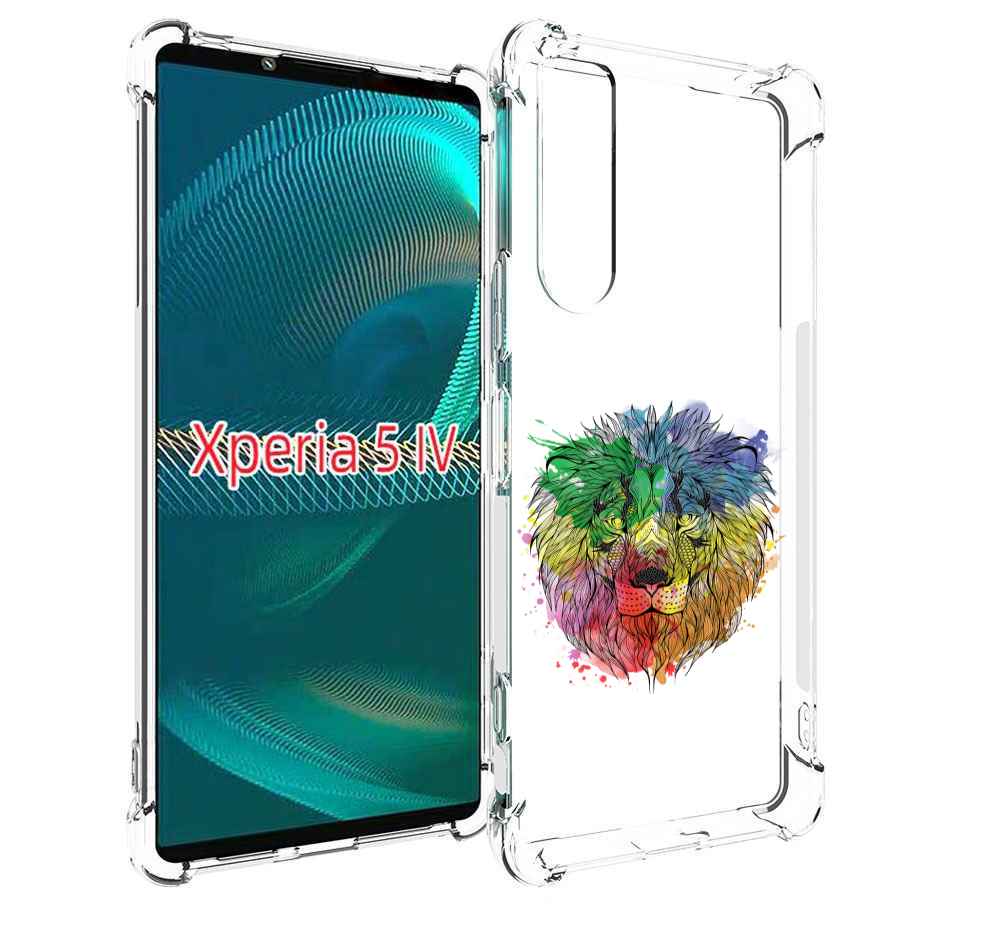 

Чехол MyPads разноцветный гордый лев для Sony Xperia 5 IV (5-4), Прозрачный, Tocco