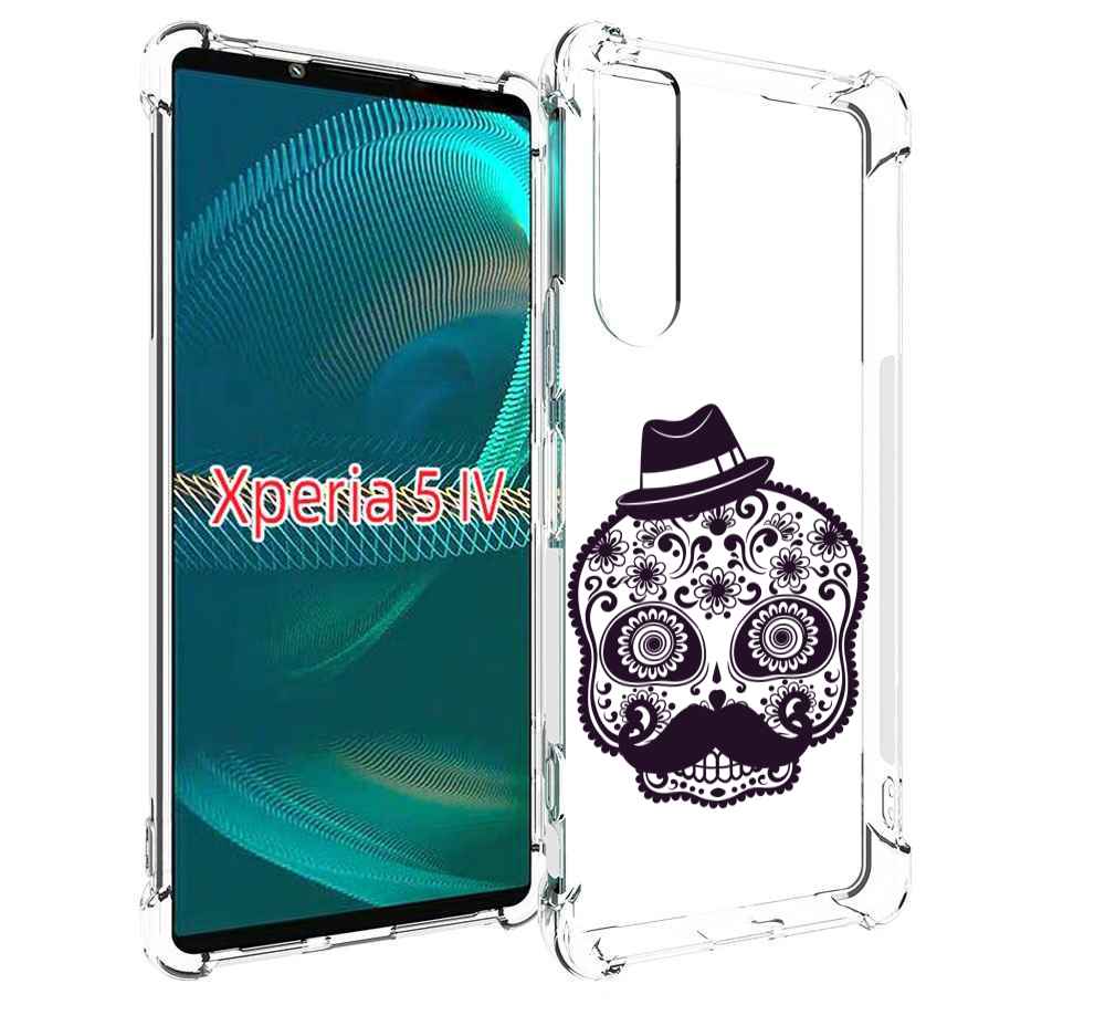 

Чехол MyPads разрисованный скелет для Sony Xperia 5 IV (5-4), Прозрачный, Tocco