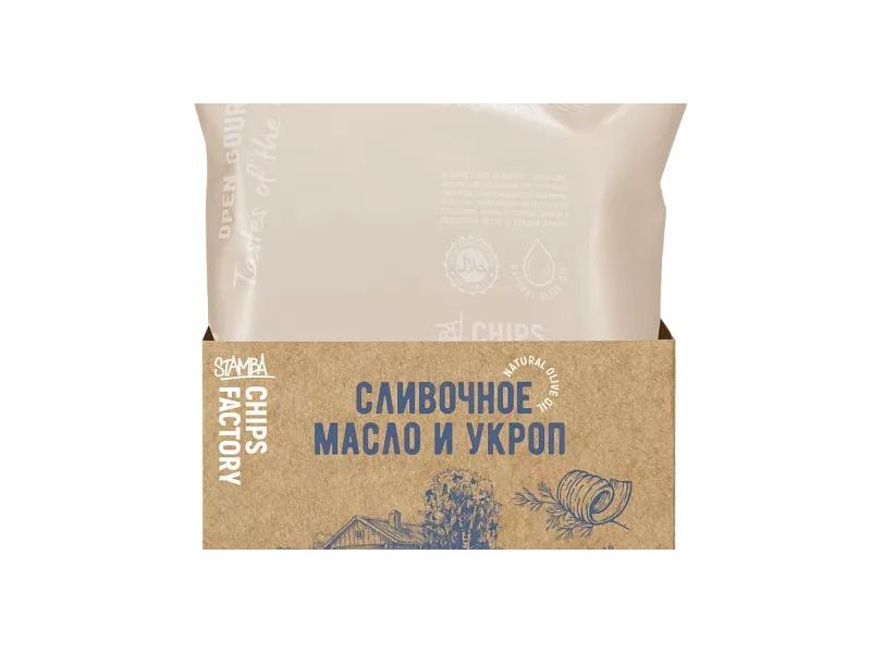 Чипсы картофельные Bruto сливочное масло укроп 80 г 135₽