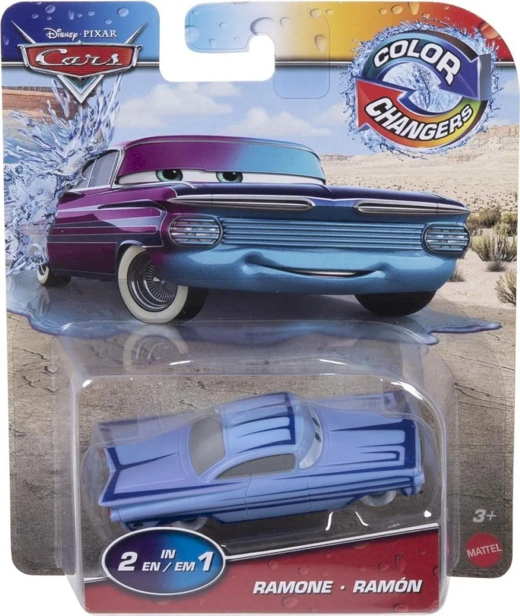 Машинка Mattel Disney Pixar Cars McQUEEN Ramone, меняет цвет, GYM71 машинка cars 1 55 disney pixar flm34