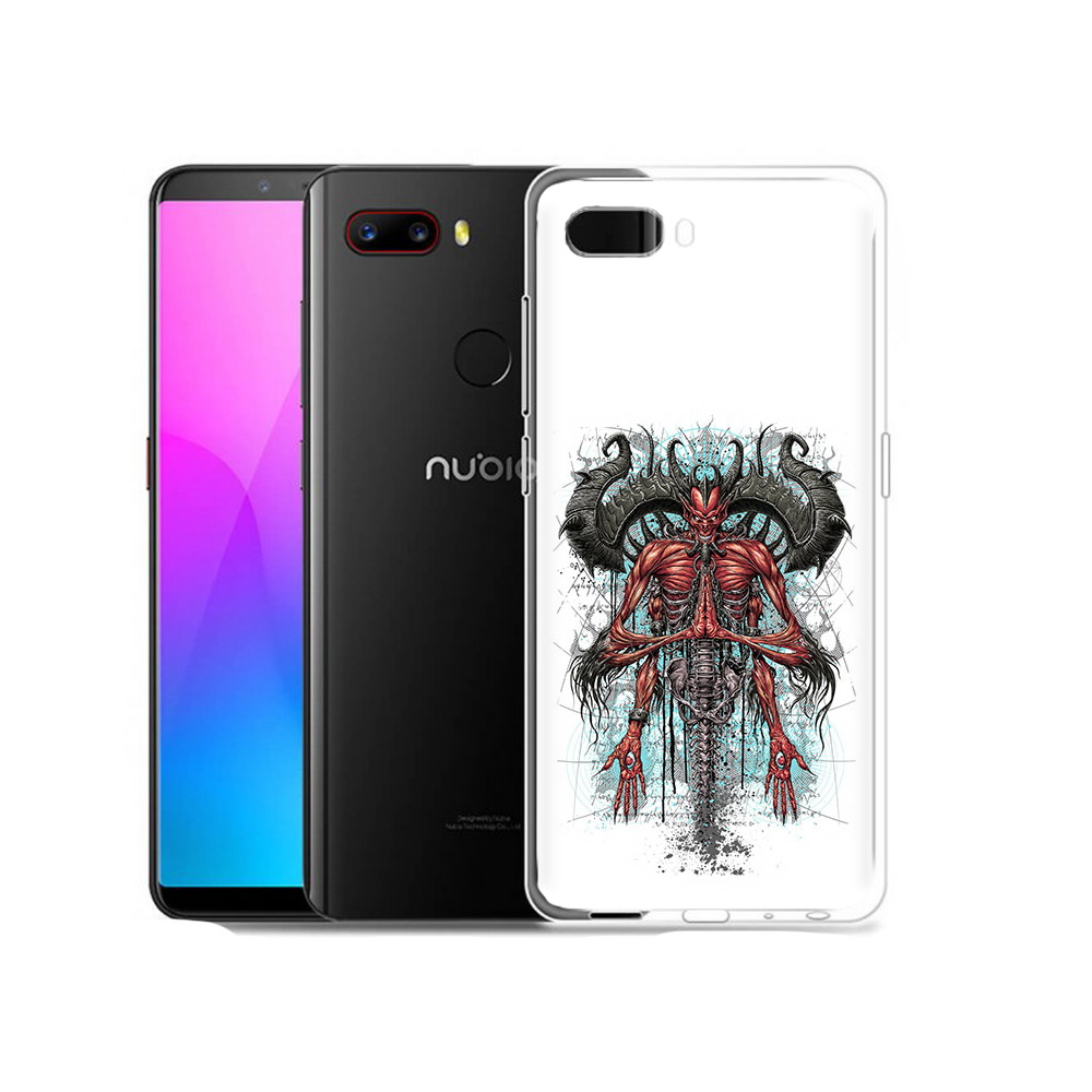 

Чехол MyPads Tocco для ZTE Nubia Z18 дьявол (PT115657.463.340), Прозрачный, Tocco