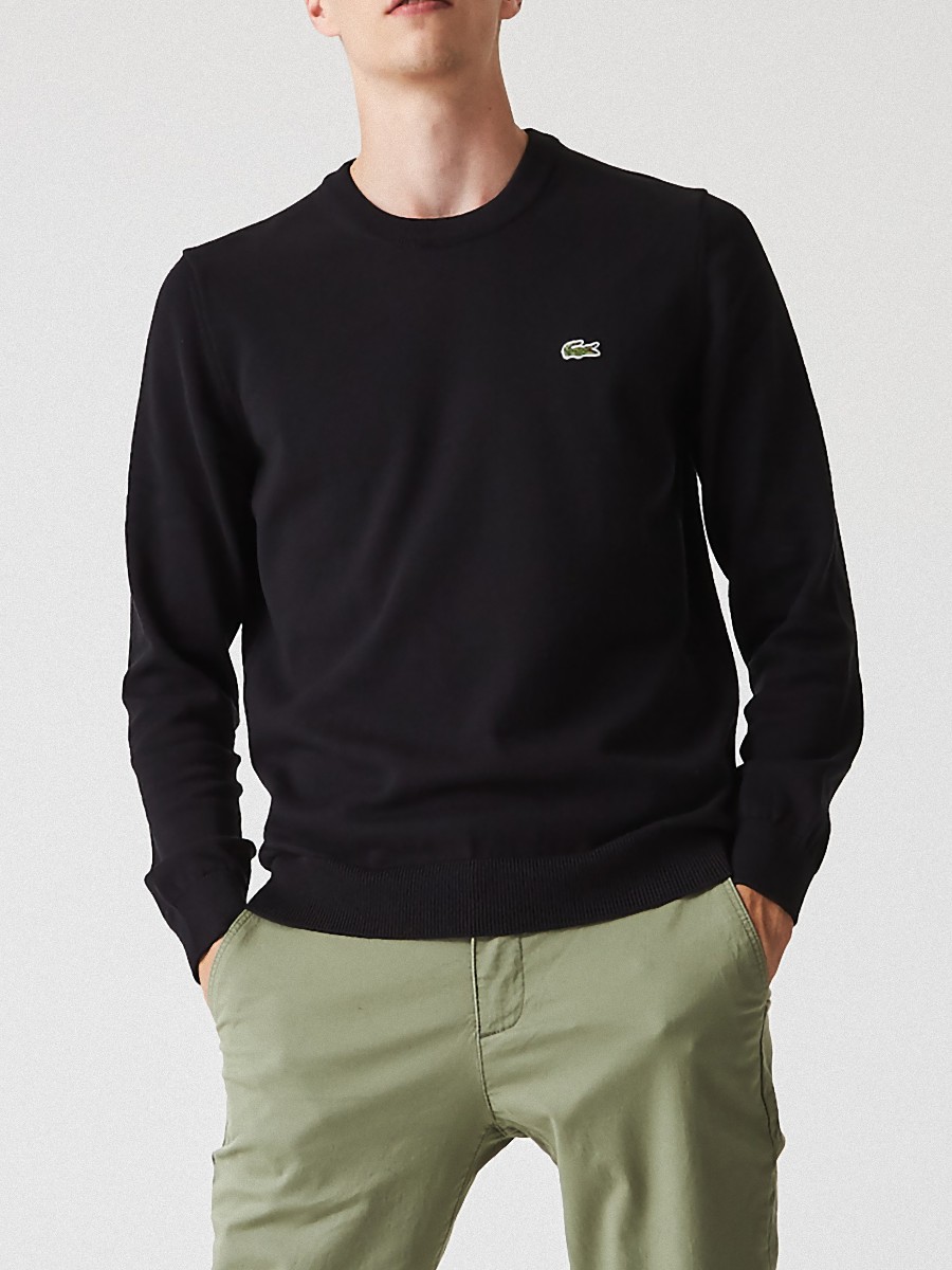 

Свитшот мужской Lacoste AH1985-031 черный 2XL, AH1985-031