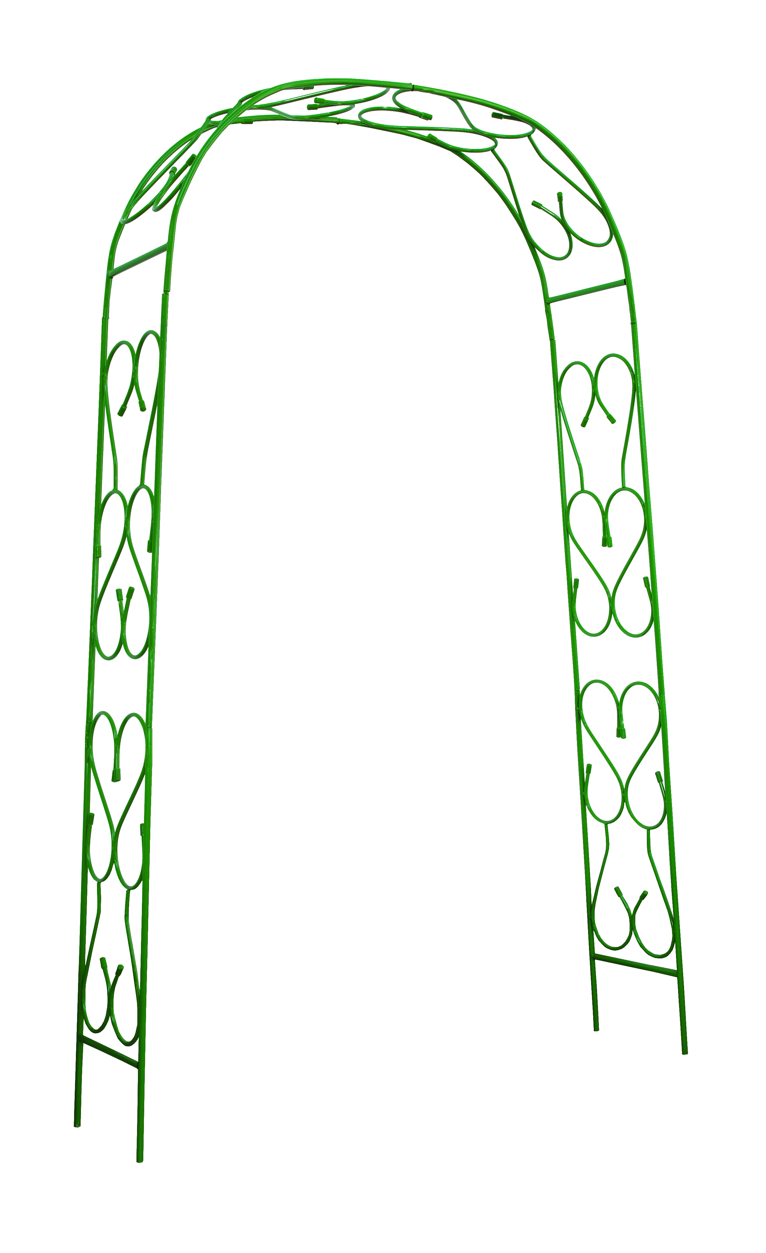 Арка садовая прямая разборная 2,45м х 1,25м х 0,35м