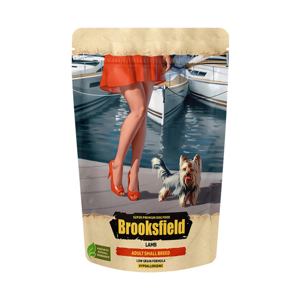 фото Сухой корм для взр. собак мелких пород brooksfield adult small breed ягненок и рис 700г