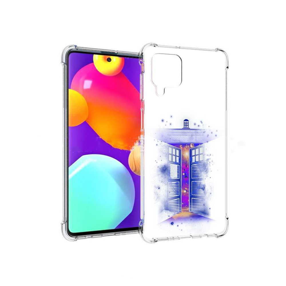 

Чехол MyPads Tocco для Samsung Galaxy M62 фиолетовый уголок абстракция (PT158430.541.659), Прозрачный, Tocco