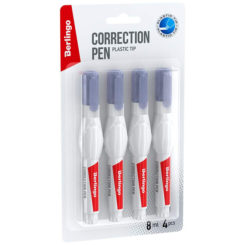 

Корректирующий карандаш Berlingo 327107, 8 мл., 3 штуки