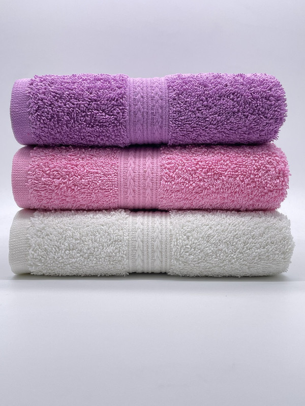 Набор полотенец ,TM Textile ,плотн. 550 гр/м.кв., р-р см 40х70-3шт., Арт.БК550-С10-41-17