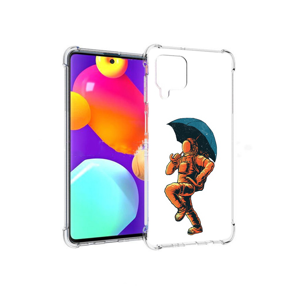 

Чехол MyPads Tocco для Samsung Galaxy M62 шагающий космонавт с зонтом (PT158430.541.695), Прозрачный, Tocco