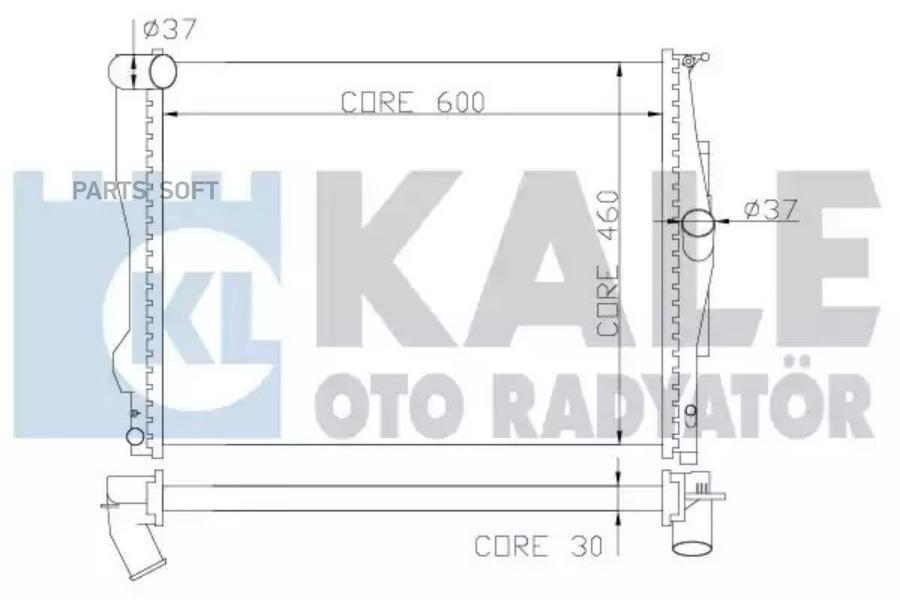 

KALE Радиатор двигателя BMW 1/ 1/ 3/ X1/ Z4