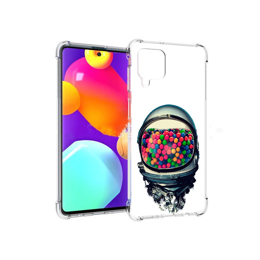 

Чехол MyPads Tocco для Samsung Galaxy M62 шлем космонавта (PT158430.541.700), Прозрачный, Tocco