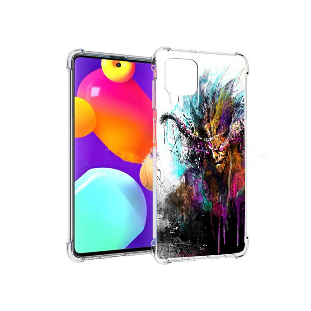 

Чехол MyPads Tocco для Samsung Galaxy M62 яркий дьявол (PT158430.541.709), Прозрачный, Tocco