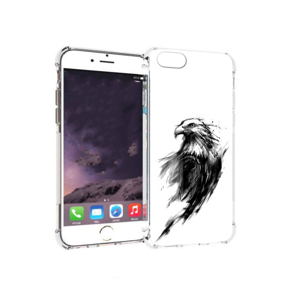 

Чехол MyPads Tocco для Apple iPhone 6 чб птица (PT54043.605.670), Прозрачный, Tocco