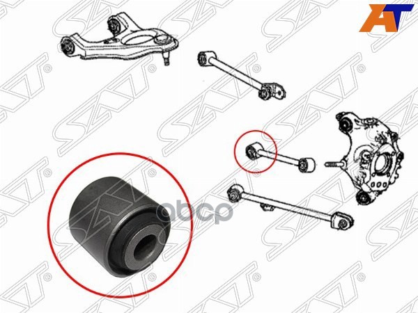 

Sat St-52345-Ta0-A00-B1 Сайлентблок Заднего Поперечного Рычага Honda Accord 08-12/Crosstou