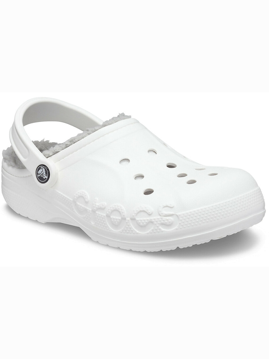 

Сабо унисекс Crocs Baya Lined Clog белые 44 RU, Baya Lined Clog