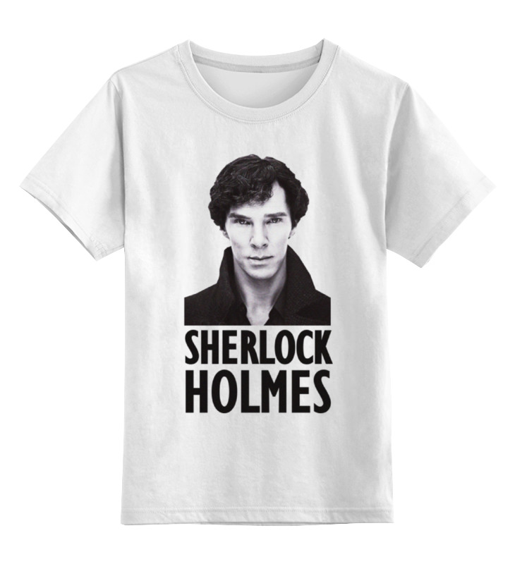 

Футболка детская Printio Sherlock holmes цв. белый р. 140, Sherlock holmes