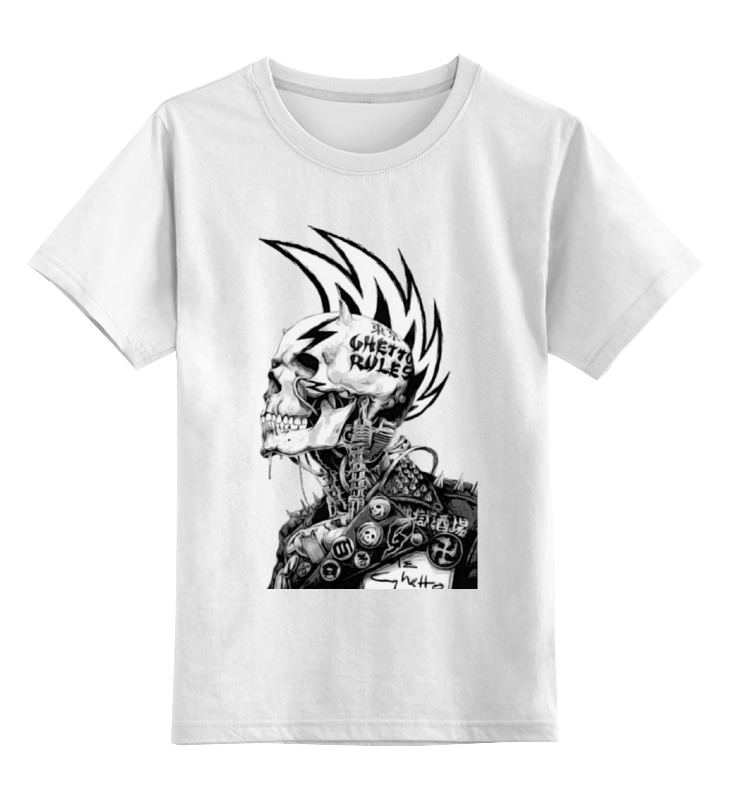 

Футболка детская Printio Punks not dead цв. белый р. 140, Punks not dead