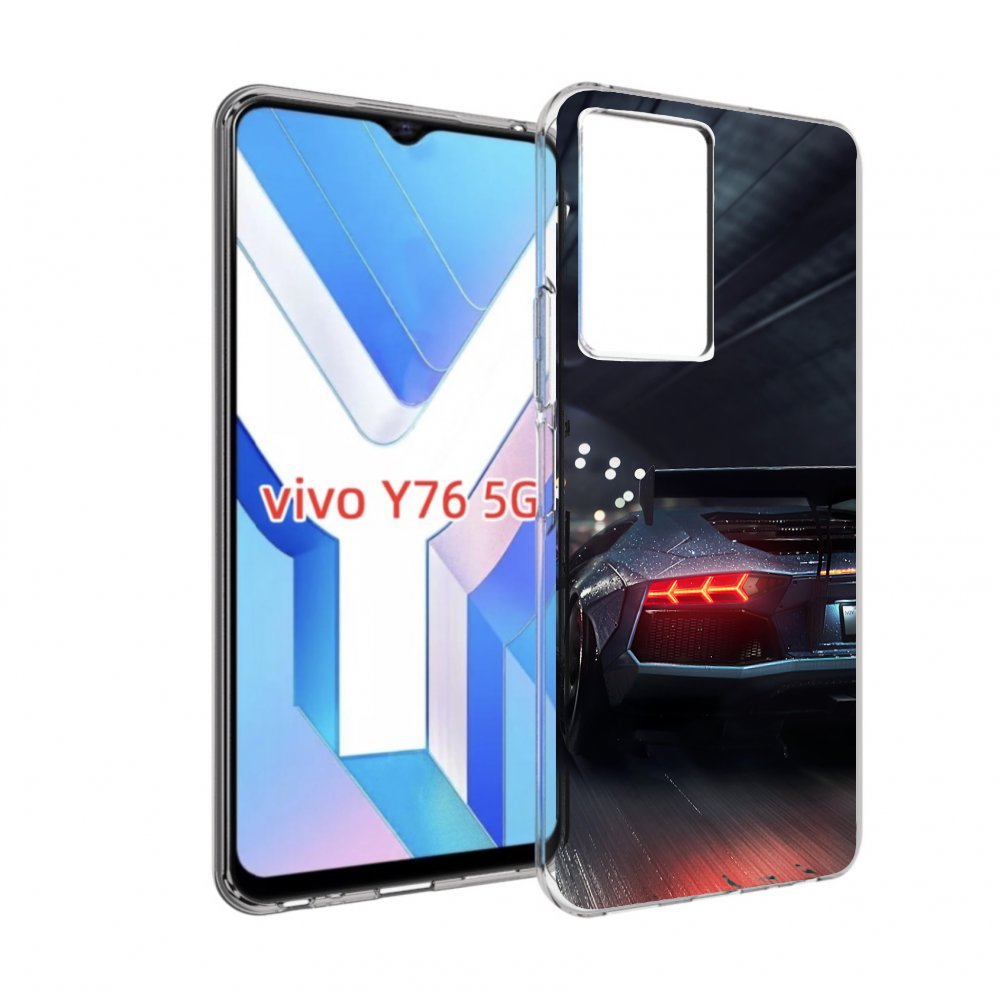

Чехол MyPads Ламба мужской для Vivo Y76 5G, Прозрачный, Tocco