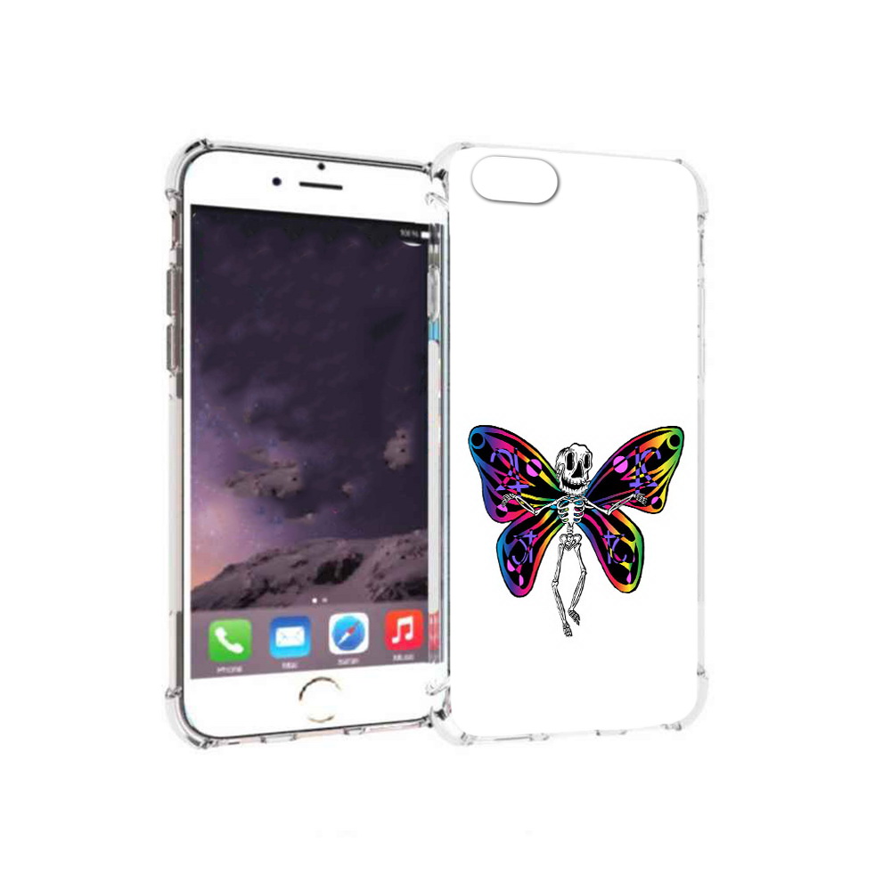 

Чехол MyPads Tocco для Apple iPhone 6 эффект бабочки (PT54043.605.701), Прозрачный, Tocco