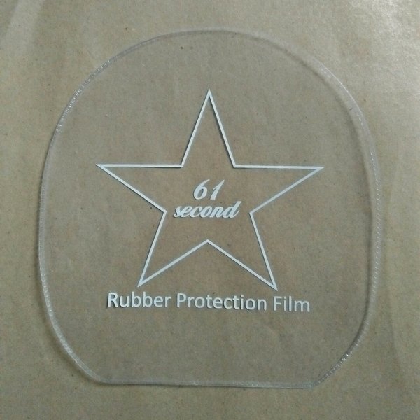Защитная пленка для накладок 61second Rubber Protective Film UnSticky x1, Clear