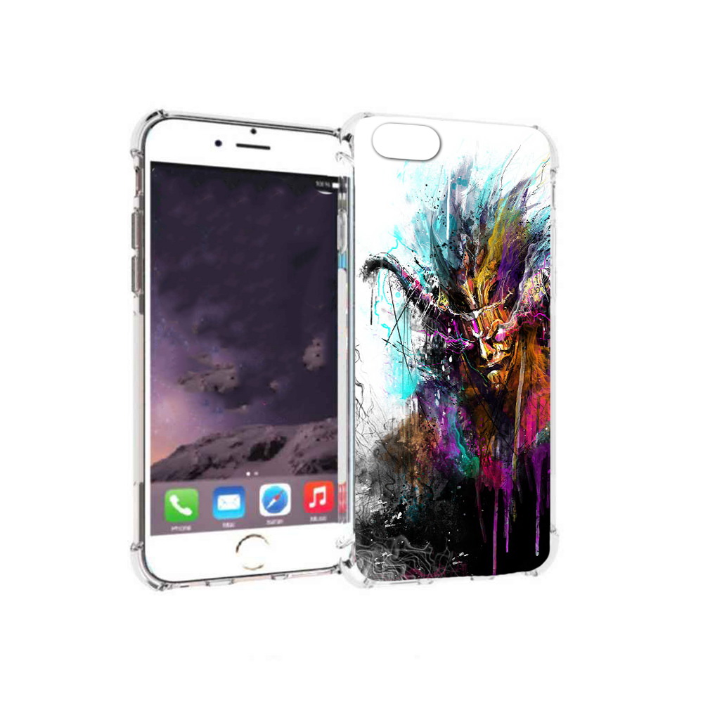 

Чехол MyPads Tocco для Apple iPhone 6 яркий дьявол (PT54043.605.709), Прозрачный, Tocco