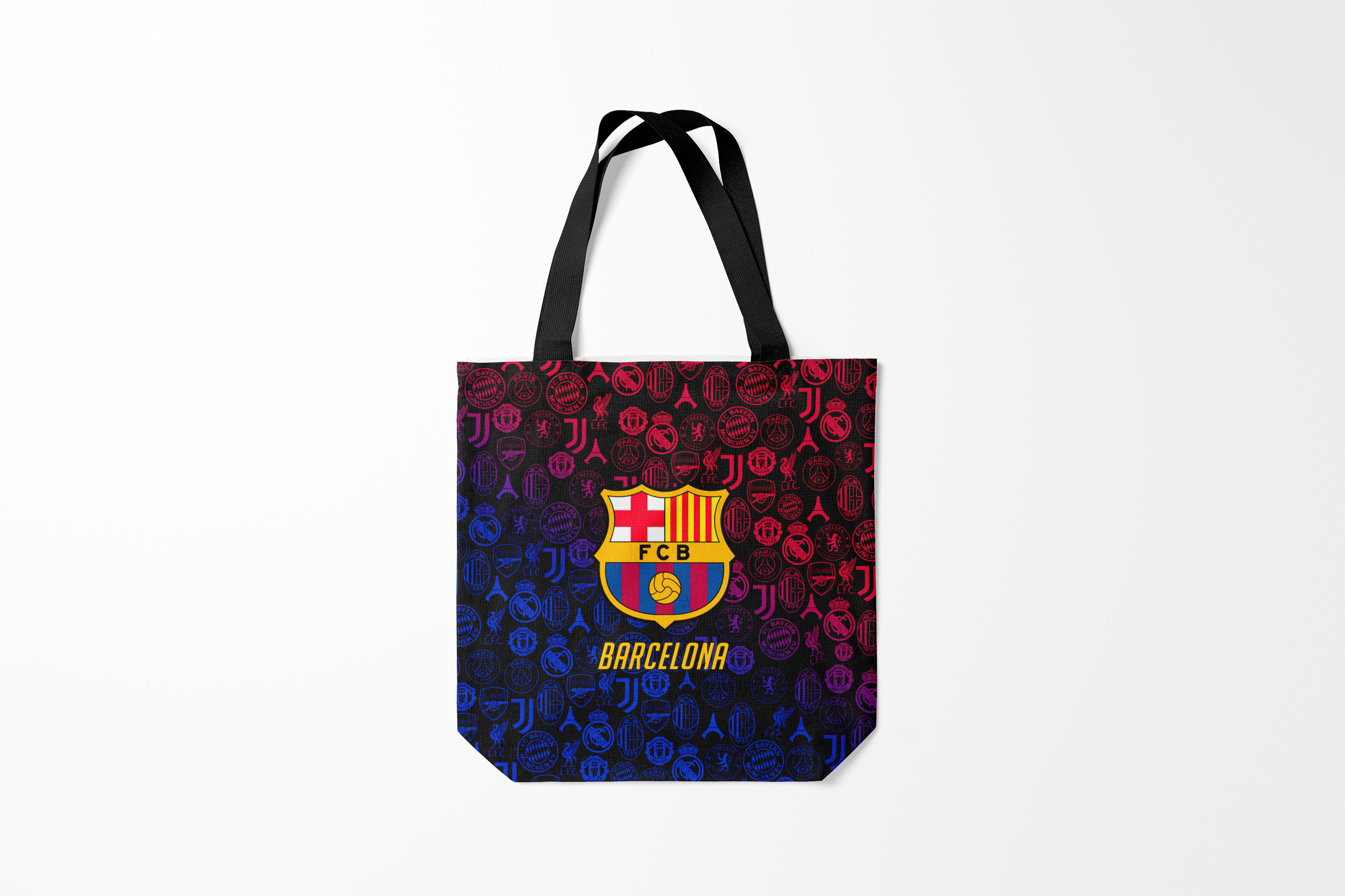 

Сумка шoппер унисекс Burnettie Barcelona Барса, разноцветный, Barcelona Барса