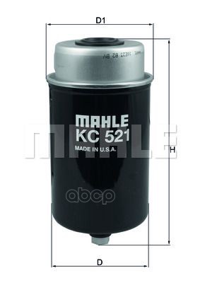 

Фильтр Топливный Kc 521 Z0322 Mahle/Knecht Kc521