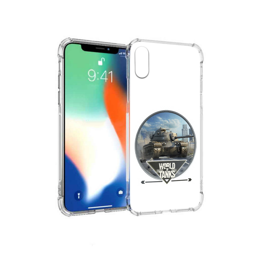 

Чехол MyPads Tocco для Apple iPhone X Мир танков (PT94261.606.119), Прозрачный, Tocco