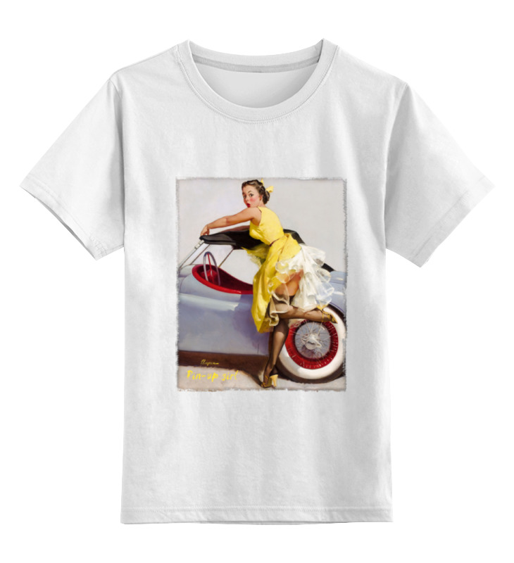 

Футболка детская Printio Pin-up girl цв. белый р. 140, Pin-up girl