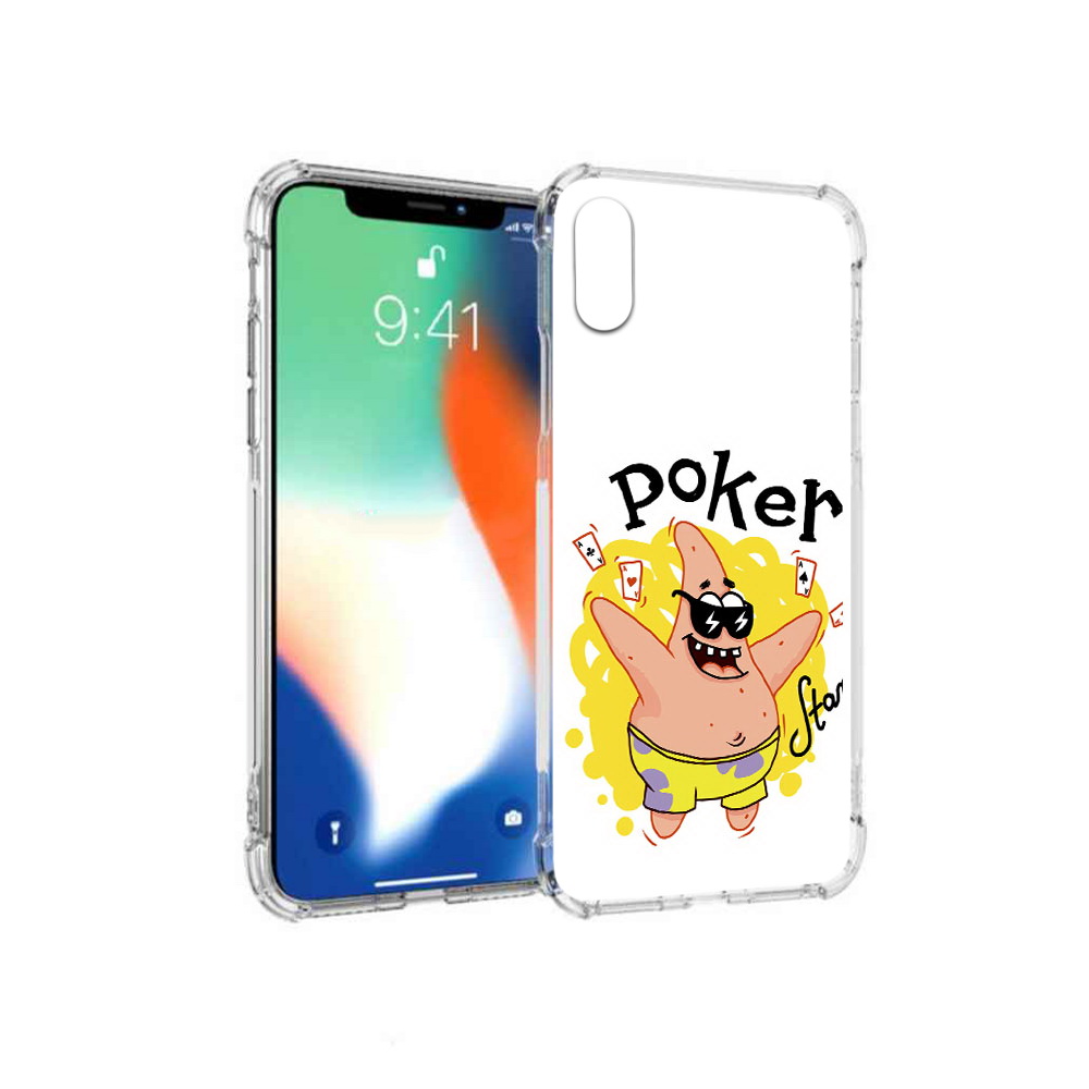 

Чехол MyPads Tocco для Apple iPhone X Патрик (PT94261.606.133), Прозрачный, Tocco