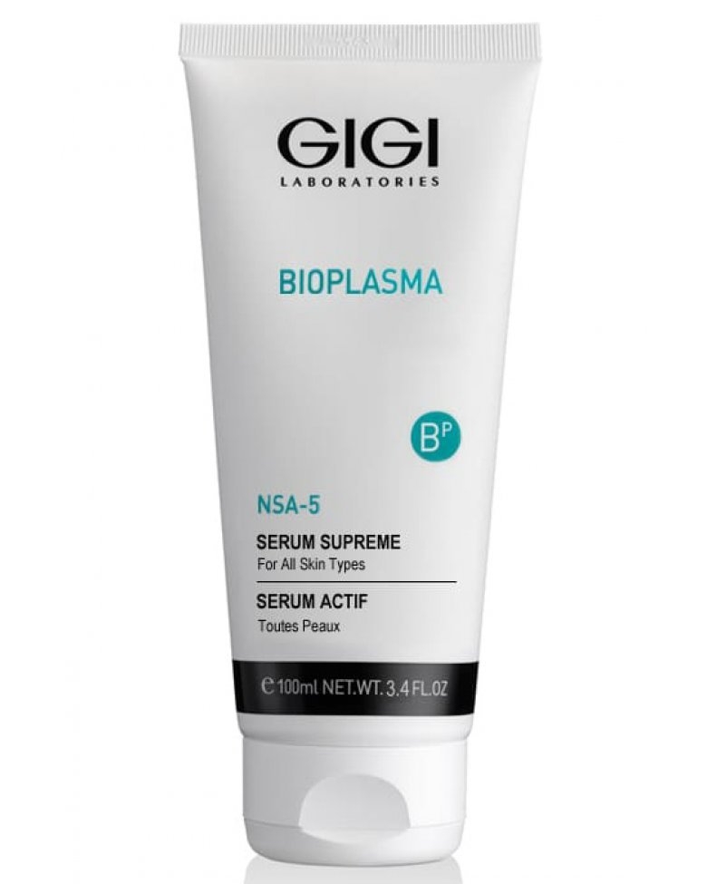 Сыворотка GIGI Bioplasma Serum Supreme Энергетическая Суприм для всех типов кожи 100 мл name skin care профессиональное средство для удаления мозолей и ороговевшей кожи на стопах 300