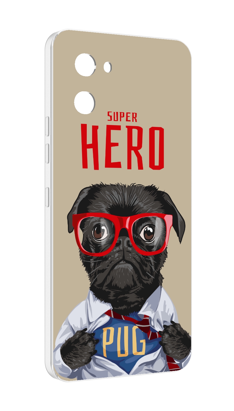

Чехол MyPads Герой-PUG для UMIDIGI G1, Прозрачный, Tocco