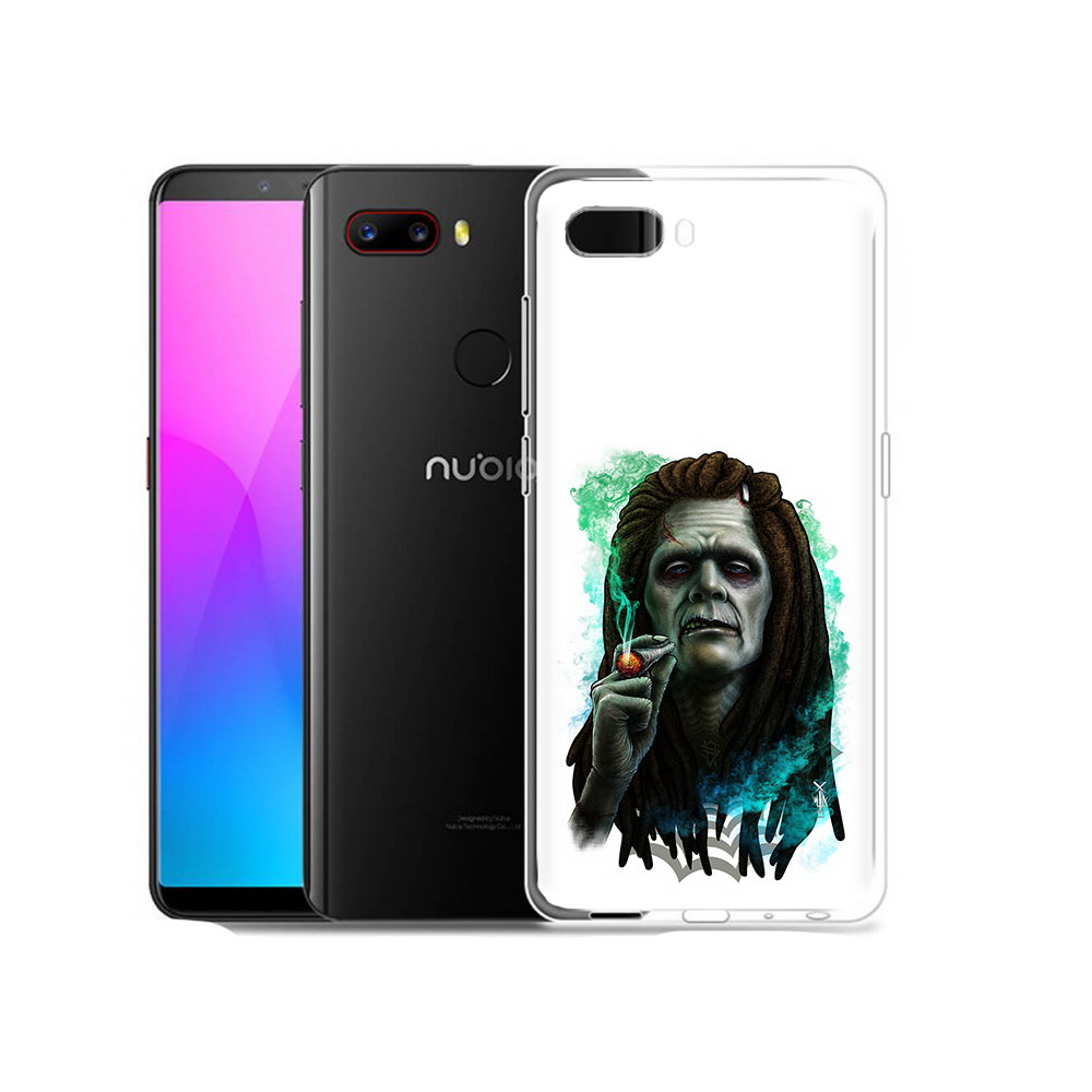 

Чехол MyPads Tocco для ZTE Nubia Z18 зеленый мужчина с сигаретой (PT115657.463.360), Прозрачный, Tocco