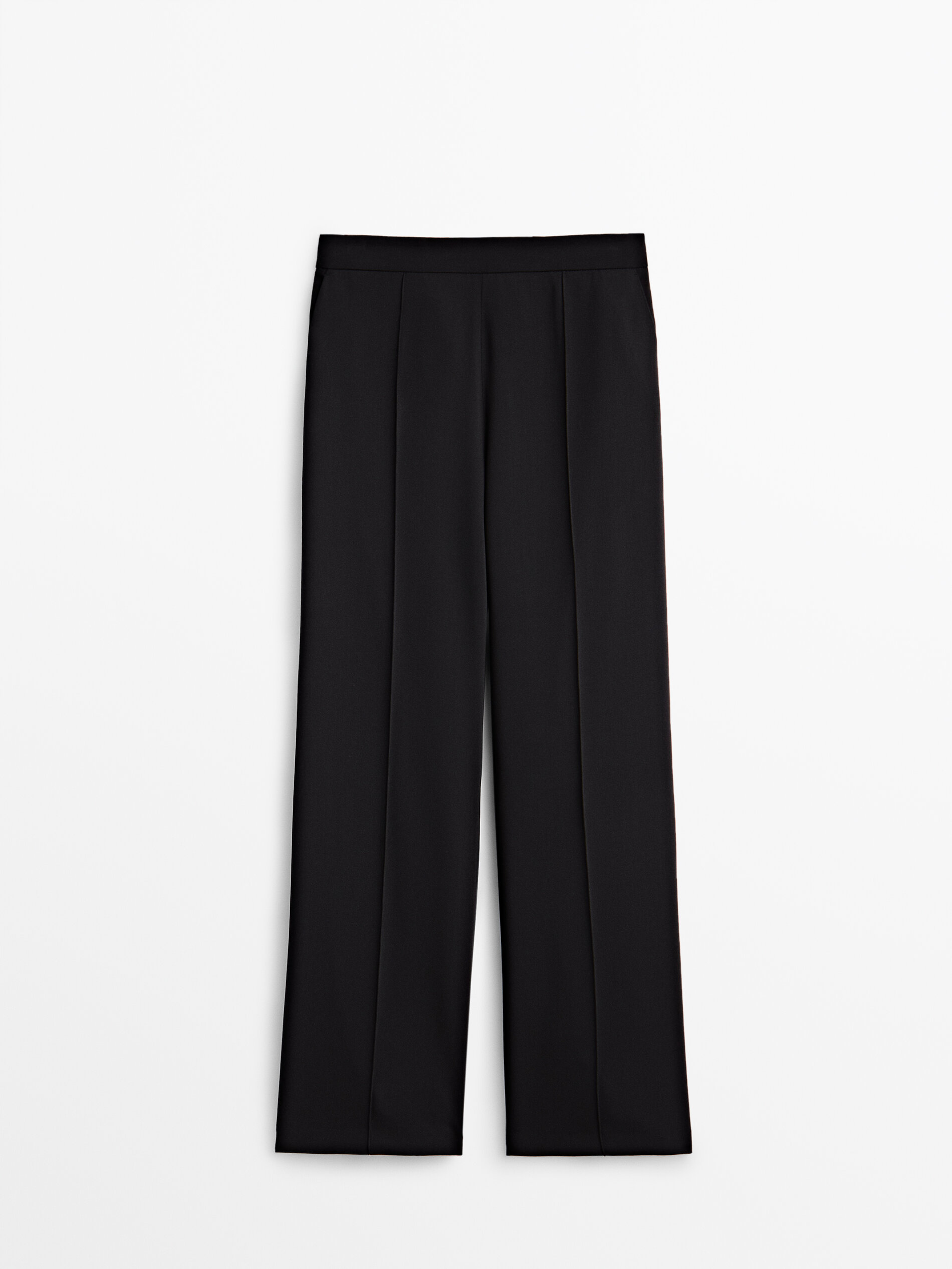 

Брюки женские Massimo Dutti 05014514800 черные 42, 05014514800