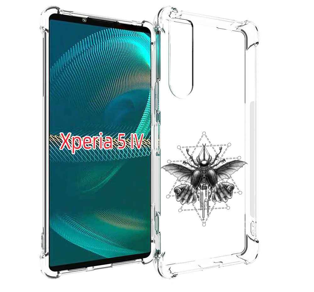 

Чехол MyPads скарабей для Sony Xperia 5 IV (5-4), Прозрачный, Tocco
