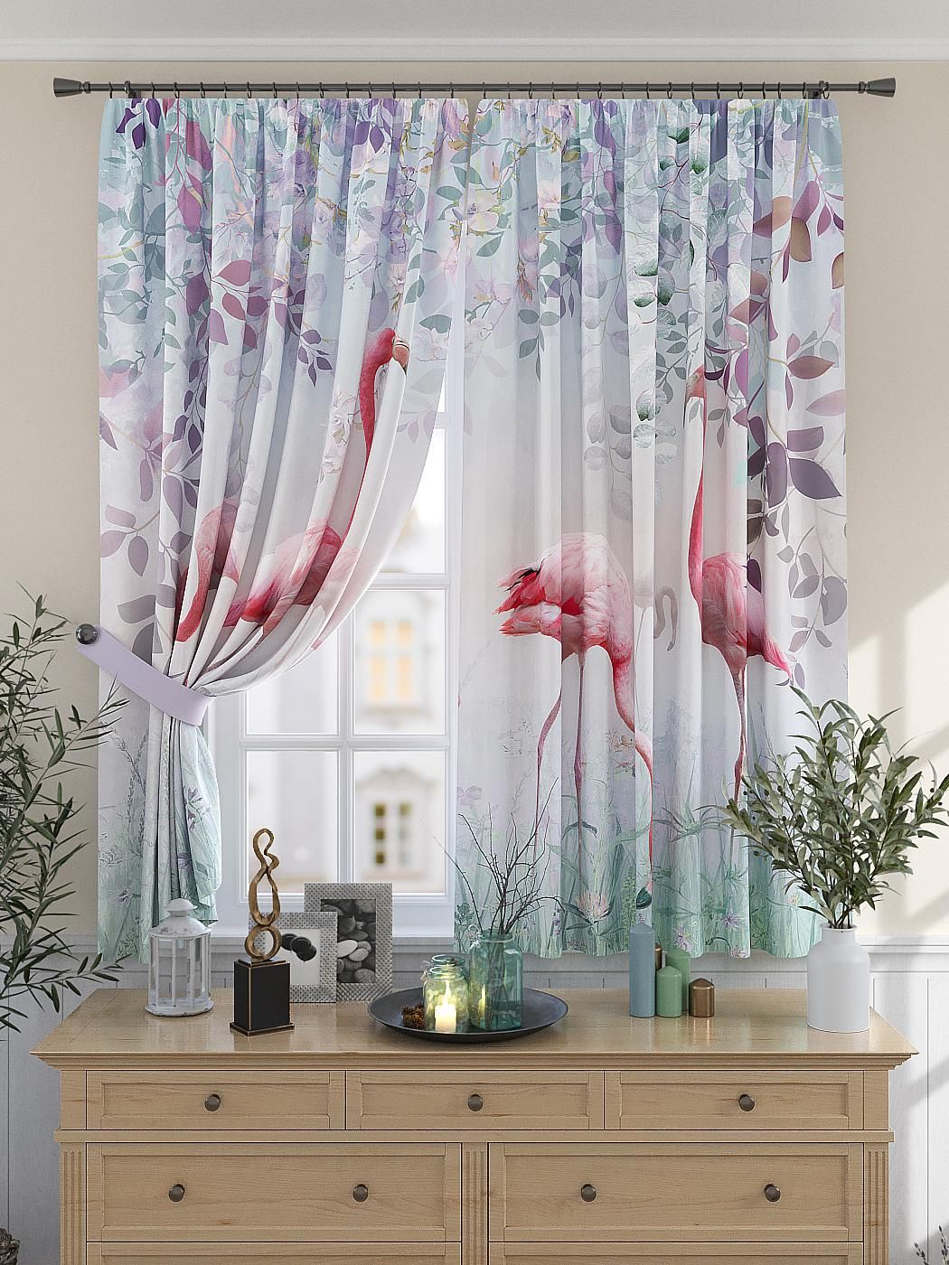 

Комплекты штор AT HOME / шторы в комнату 150х180 см / Флонгрос, 925441