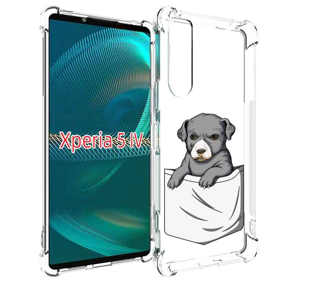 

Чехол MyPads собачка в кармане для Sony Xperia 5 IV (5-4), Прозрачный, Tocco