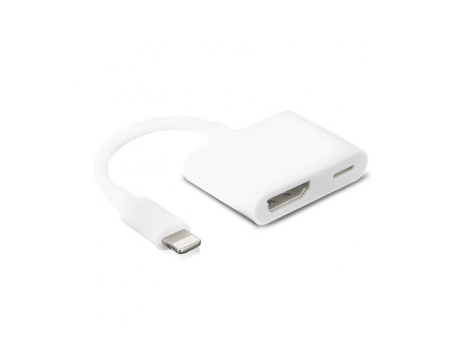 фото Аксессуар ks-is lightning to hdmi ks-381 white