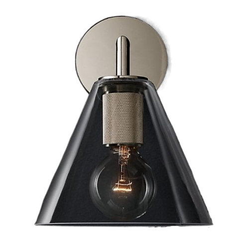 

Бра RH Utilitaire Funnel Shade Single Sconce Silver от ImperiumLoft