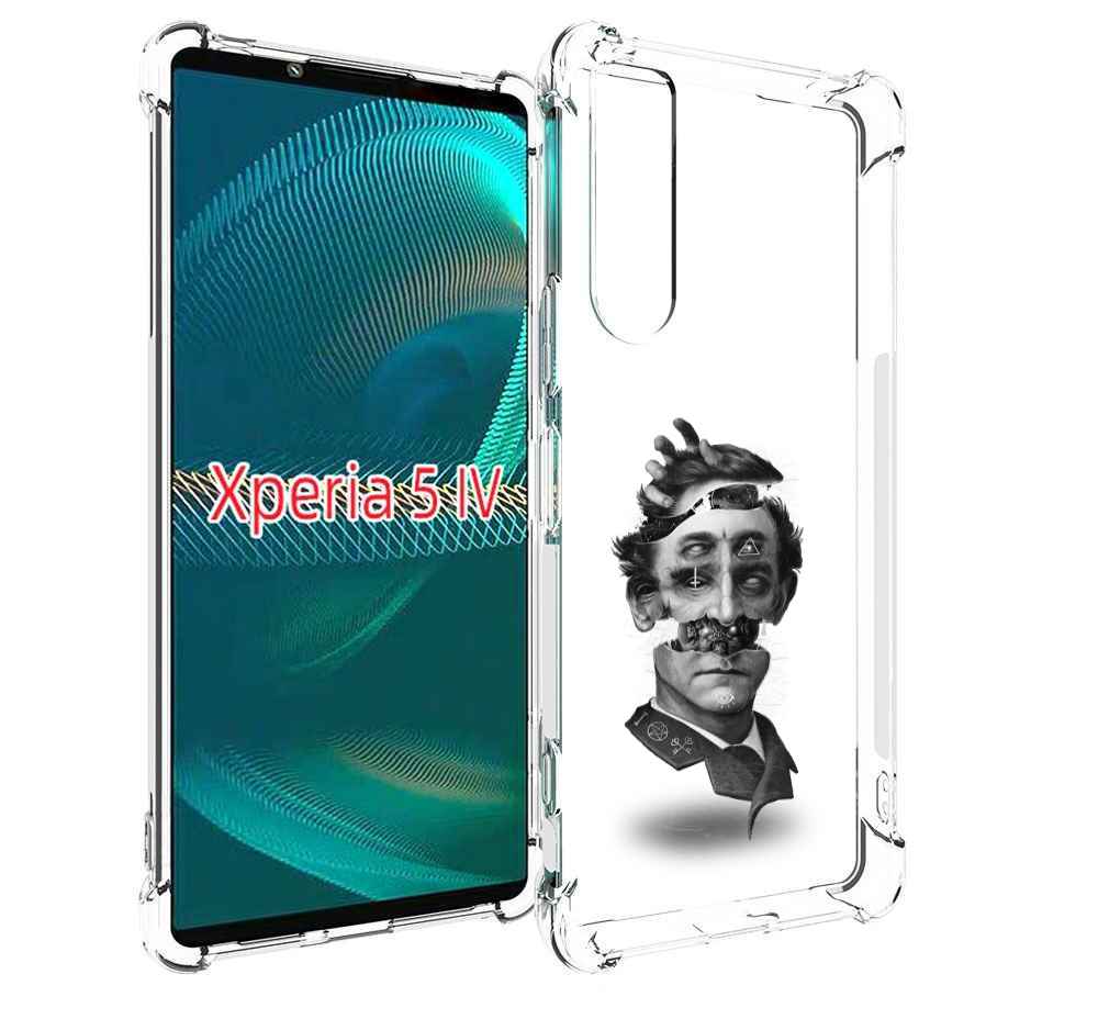 

Чехол MyPads страшное лицо абстракция для Sony Xperia 5 IV (5-4), Прозрачный, Tocco