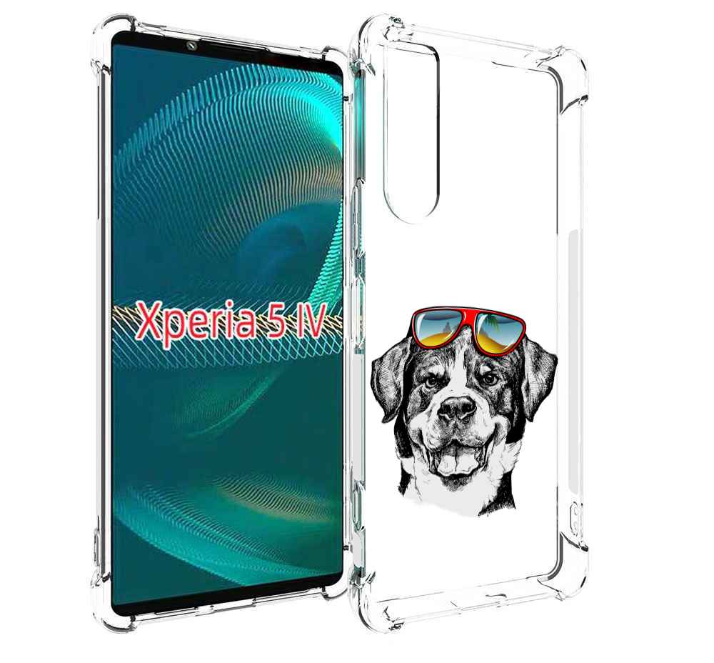 

Чехол MyPads счастливая собака для Sony Xperia 5 IV (5-4), Прозрачный, Tocco