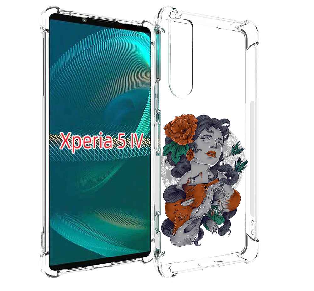 

Чехол MyPads темная девушка с лисой для Sony Xperia 5 IV (5-4), Прозрачный, Tocco
