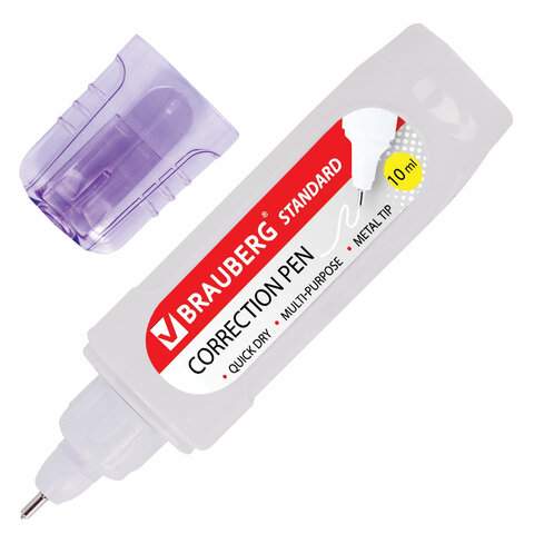 

Ручка-корректор Brauberg 222059, 10 мл., 10 штук