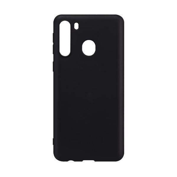 фото Чехол для samsung a21 tpu 1.0mm матовый черный nobrand